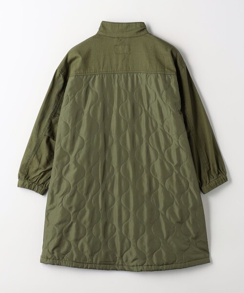 green label relaxing（グリーンレーベルリラクシング）の「TJ キルト 切り替え モッズコート / キッズ  110cm-130cm（モッズコート・キッズ・オリーブ/ネイビー・110cm/120cm/130cm）」の5枚目の写真