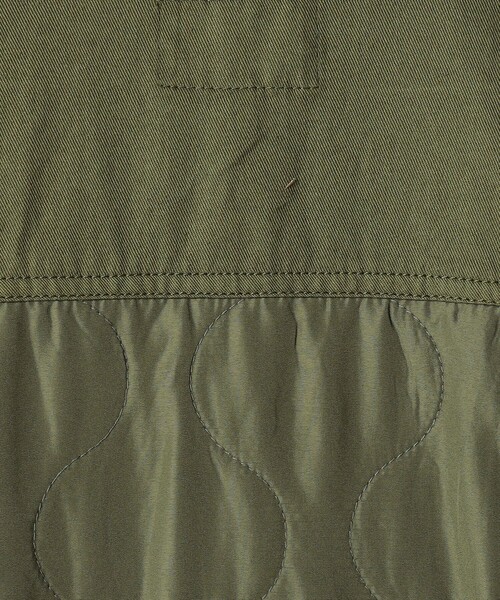 green label relaxing（グリーンレーベルリラクシング）の「TJ キルト 切り替え モッズコート / キッズ  110cm-130cm（モッズコート・キッズ・オリーブ/ネイビー・110cm/120cm/130cm）」の13枚目の写真