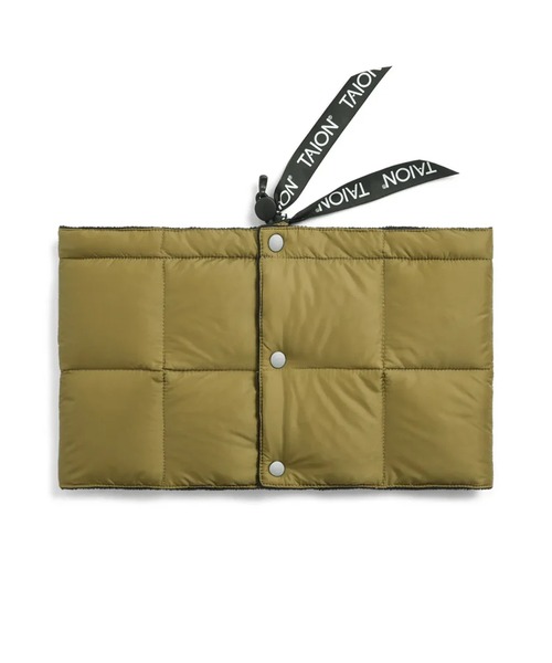 TAION（タイオン）の「TAION/タイオン BASIC DOWN NECK WARMER ネックウォーマー（ネックウォーマー/スヌード・メンズ・ブラック/グレー/オフホワイト/ネイビー/ベージュ・ONE SIZE）」の2枚目の写真