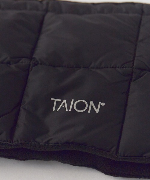 TAION（タイオン）の「TAION/タイオン BASIC DOWN NECK WARMER ネックウォーマー（ネックウォーマー/スヌード・メンズ・ブラック/グレー/オフホワイト/ネイビー/ベージュ・ONE SIZE）」の14枚目の写真