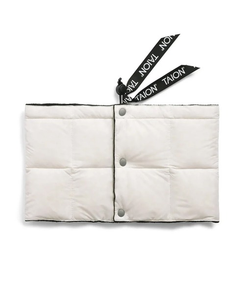 TAION（タイオン）の「TAION/タイオン BASIC DOWN NECK WARMER ネックウォーマー（ネックウォーマー/スヌード・メンズ・ブラック/グレー/オフホワイト/ネイビー/ベージュ・ONE SIZE）」の9枚目の写真