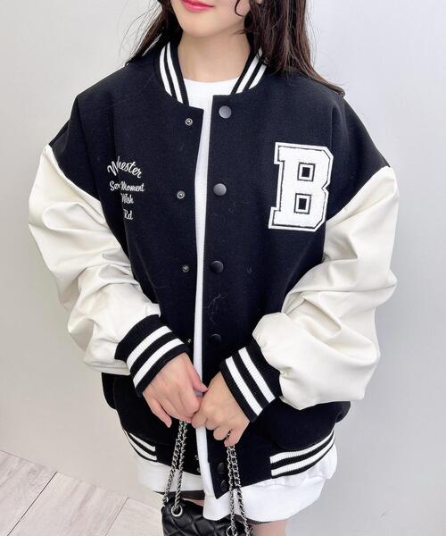 INGNI（イング）の「ワッペン付スタジャン（スタジャン・レディース・グレー系その他3/ブラック系その他2/ブラック×ブラック・M）」の9枚目の写真