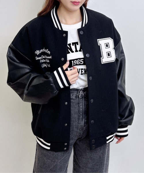 セール】ワッペン付スタジャン（スタジャン）｜INGNI（イング）の