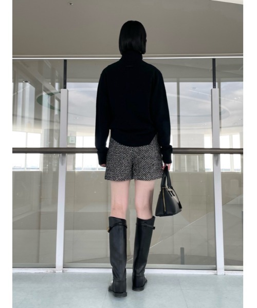 Mila Owen(ミラオーウェン)の「wool100%タートルネックニット(ニット/セーター・レディース・ブラック/グレー/ブルー/ホワイト/ピンク・0/1)」の19枚目の写真