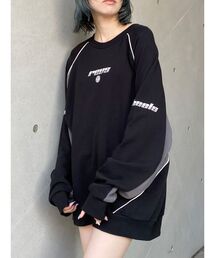 MURUA | バイカラーレーサースウェット(スウェット)