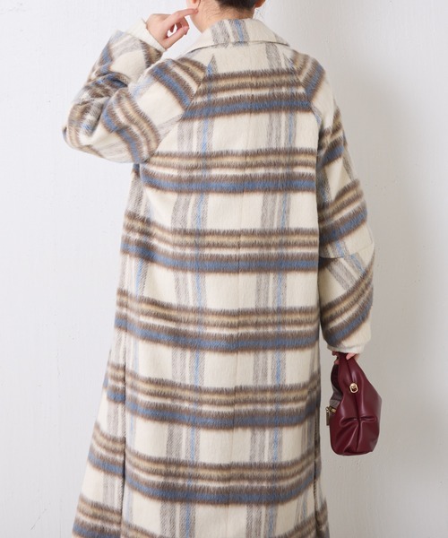 COLLAGEGALLARDAGALANTE チェックダブルチェスターコート COLLAGE GALLARDAGALANTE（コラージュガリャルダガランテ）の