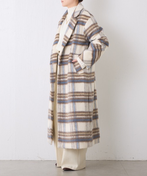 COLLAGEGALLARDAGALANTE チェックダブルチェスターコート COLLAGE GALLARDAGALANTE（コラージュガリャルダガランテ）の