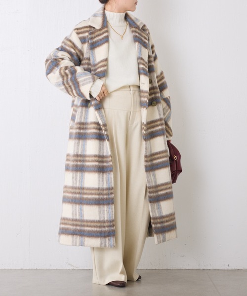 COLLAGEGALLARDAGALANTE チェックダブルチェスターコート COLLAGE GALLARDAGALANTE（コラージュガリャルダガランテ）の