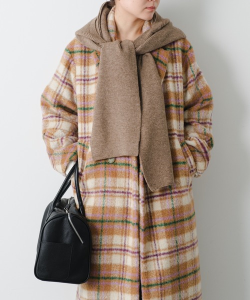COLLAGEGALLARDAGALANTE チェックダブルチェスターコート COLLAGE GALLARDAGALANTE（コラージュガリャルダガランテ）の