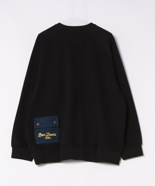 BEN DAVIS（ベンデイビス）の「《BEN DAVIS PROJECT LINE》PRINT SWEAT CREW（スウェット・メンズ・パープル/ブラック/ヘザーグレー・MEDIUM/LARGE/X-LARGE）」の7枚目の写真