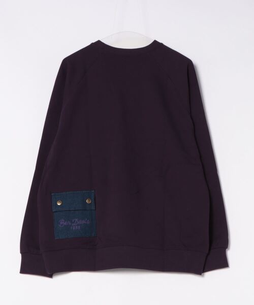 BEN DAVIS（ベンデイビス）の「《BEN DAVIS PROJECT LINE》PRINT SWEAT CREW（スウェット・メンズ・パープル/ブラック/ヘザーグレー・MEDIUM/LARGE/X-LARGE）」の9枚目の写真
