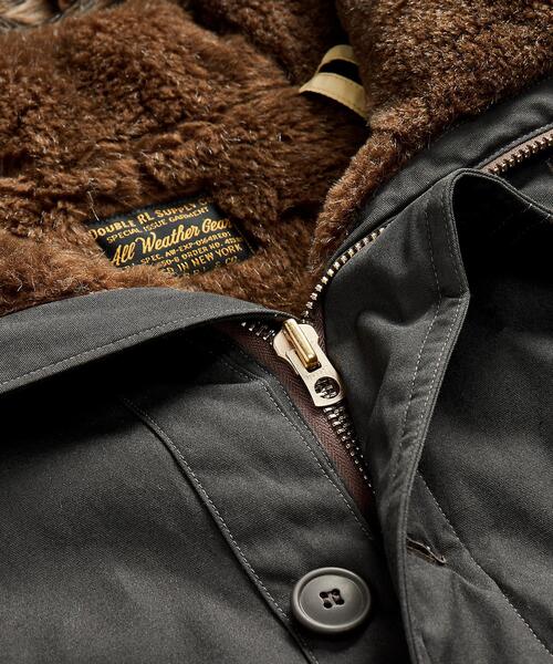 RRL（ダブル アール エル）の「フェイクファートリム オイル
