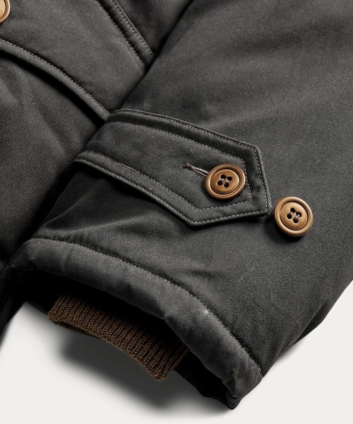RRL（ダブル アール エル）の「フェイクファートリム オイルクロス