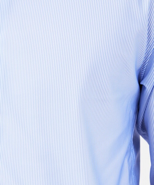 ABAHOUSE GRAY（アバハウスグレイ）の「【ON/OFF兼用】トリコット ストライプ 長袖シャツ（シャツ/ブラウス・メンズ・ライトグレー/ネイビー/サックスブルー/グレイッシュベージュ/その他・46/44/48/50）」の11枚目の写真