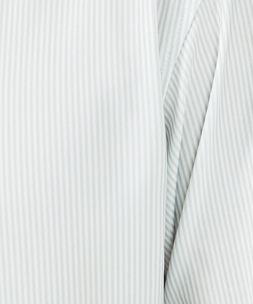 ABAHOUSE GRAY（アバハウスグレイ）の「【ON/OFF兼用】トリコット ストライプ 長袖シャツ（シャツ/ブラウス・メンズ・ライトグレー/ネイビー/サックスブルー/グレイッシュベージュ/その他・46/44/48/50）」の8枚目の写真