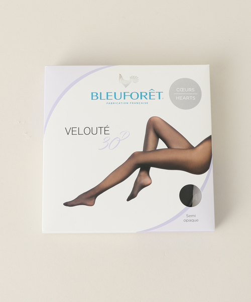 BLEU FORET（ブルーフォレ）の「【BLEU FORET / ブルーフォレ】HEARTS 30D PANTYHOSE：タイツ（タイツ/ストッキング・レディース・ブラック・MEDIUM）」の9枚目の写真