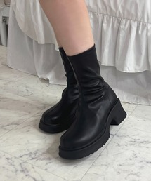 apres jour | 厚底ショートブーツ【ZOZOTOWN限定アイテム】(ブーツ)