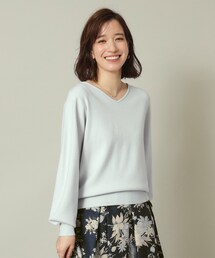 ITS'DEMO | ◆【通勤／手洗い可】Vネックラメニット(ニット/セーター)