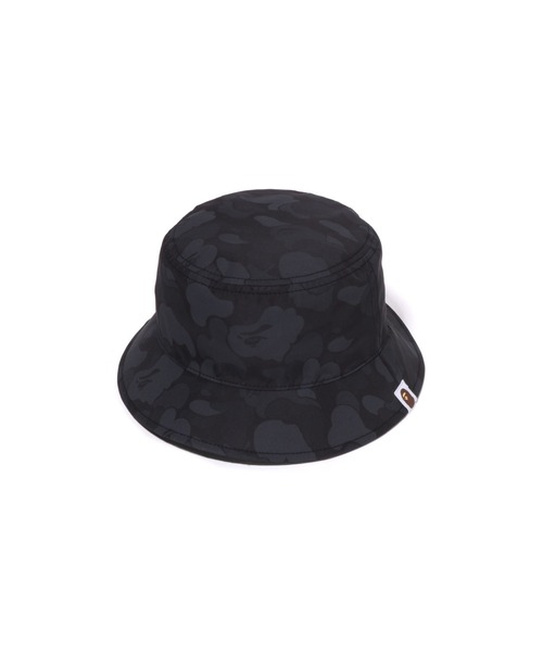A BATHING APE（アベイシングエイプ）の「SOLID CAMO HAT（ハット・キッズ・ブラック/ベージュ・FREE）」の3枚目の写真