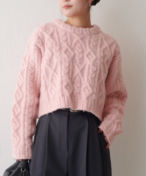 Lui'sケーブルニット Lui's（ルイス）の「ケーブル編みニット（ニット/セーター）」 - WEAR