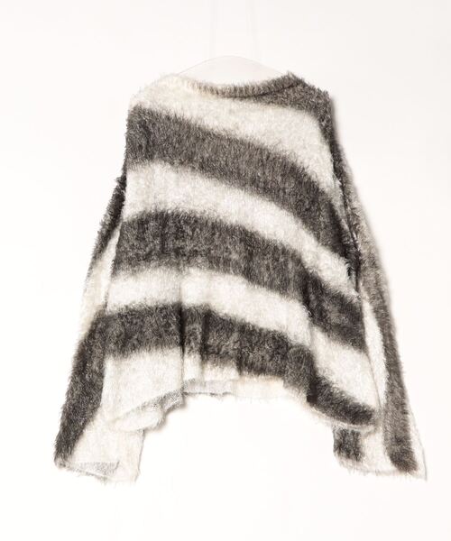 TENDER PERSON(テンダーパーソン)の「TENDER PERSON/テンダーパーソン/MONSTER PAINTING KNIT PULLOVER(ニット/セーター・メンズ・ブラック・3)」の2枚目の写真