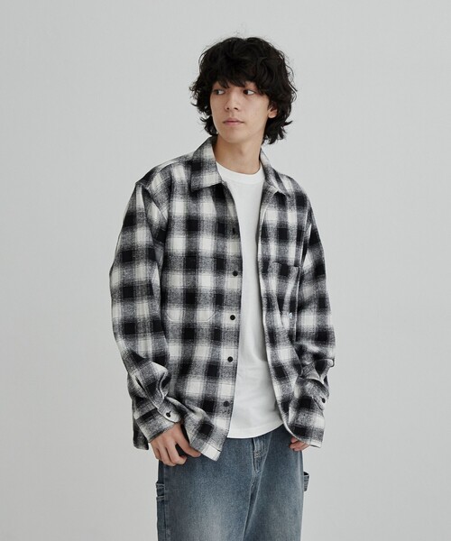 セール】Penneys（ぺニーズ）別注CPOオンブレチェックシャツ