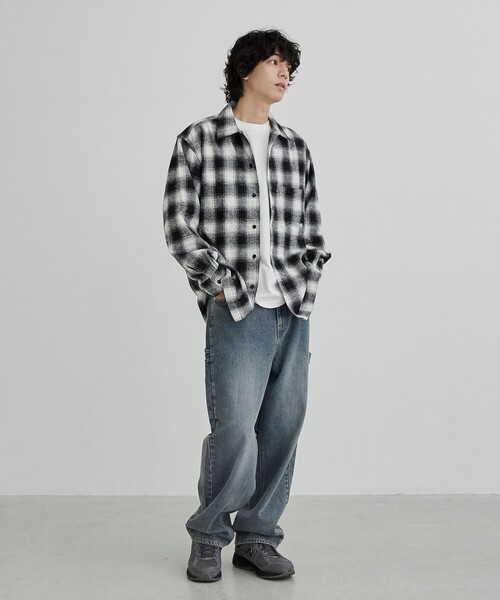 PENNEYS(ぺニーズ)の「Penneys(ぺニーズ)別注CPOオンブレチェックシャツ(シャツ/ブラウス・メンズ・ホワイト/レッド・M/L)」の6枚目の写真