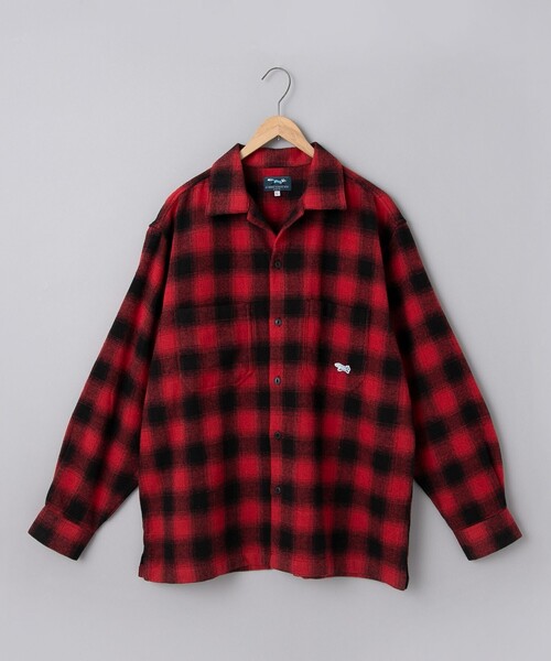 PENNEYS(ぺニーズ)の「Penneys(ぺニーズ)別注CPOオンブレチェックシャツ(シャツ/ブラウス・メンズ・ホワイト/レッド・M/L)」の10枚目の写真