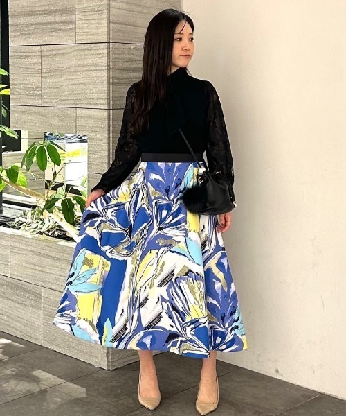 PINKY&DIANNE（ピンキーアンドダイアン）の「◆レースコンビニットプルオーバー（ニット/セーター・レディース・ホワイト/ブラック・38）」の10枚目の写真