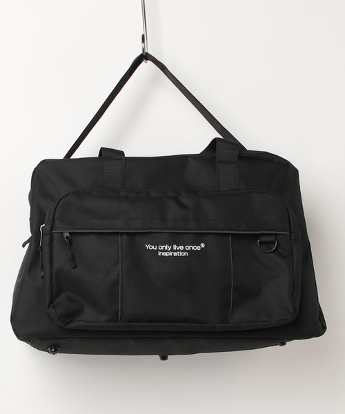 ピンパイピング2WAYボストンバッグ（ボストンバッグ