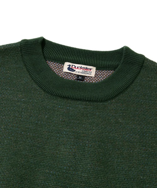 【セール】Duckster/ダックスター ジャガードニットセーター（BAGGY CAR）（ニット/セーター）｜go slow caravan（ゴースローキャラバン）