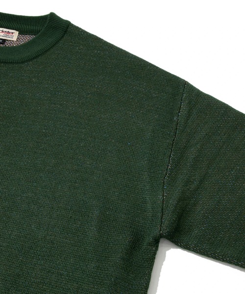 【セール】Duckster/ダックスター ジャガードニットセーター（BAGGY CAR）（ニット/セーター）｜go slow caravan（ゴースローキャラバン）