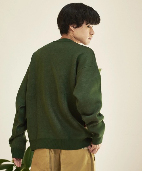 【セール】Duckster/ダックスター ジャガードニットセーター（BAGGY CAR）（ニット/セーター）｜go slow caravan（ゴースローキャラバン）