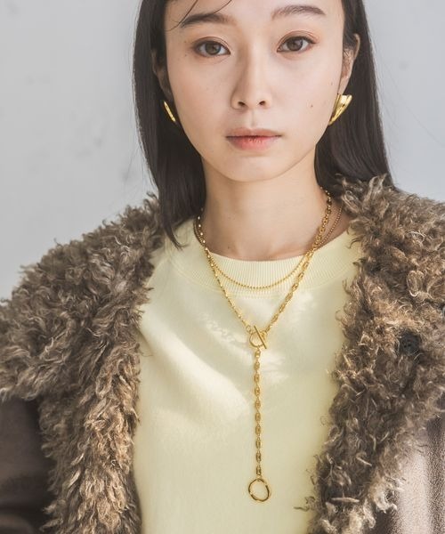 JEANASIS（ジーナシス）の「【ステンレス】ヘンケイピアス/253480（ピアス（両耳用）・レディース・シルバー/ゴールド・FREE）」の8枚目の写真