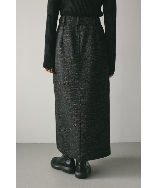 STYLEMIXER（スタイルミキサー）の「フロントスリットツイードスカート（スカート・レディース・グレー/ブラック/レッド・SMALL/MEDIUM）」の7枚目の写真
