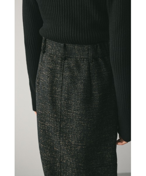 STYLEMIXER（スタイルミキサー）の「フロントスリットツイードスカート（スカート・レディース・グレー/ブラック/レッド・SMALL/MEDIUM）」の10枚目の写真