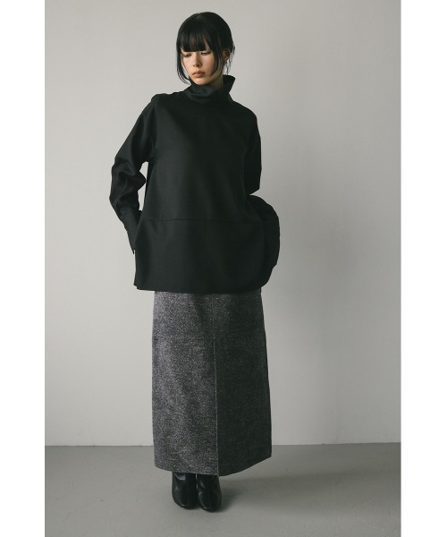 STYLEMIXER（スタイルミキサー）の「フロントスリットツイードスカート（スカート・レディース・グレー/ブラック/レッド・SMALL/MEDIUM）」の14枚目の写真