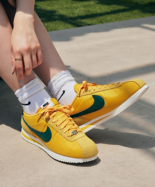 国内配送★NIKE★コルテッツ W テキスタイル イエロー NIKE公式】ナイキ コルテッツ テキスタイル ウィメンズシューズ