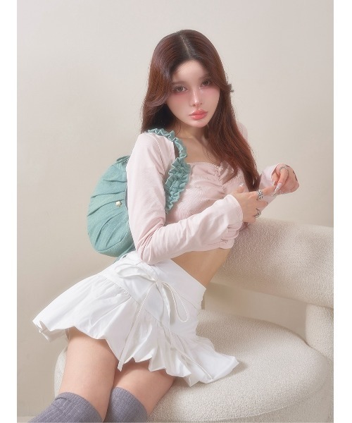 Darich（ダーリッチ）の「フラワーハンドルミニバッグ（ハンドバッグ・レディース・ブルー/イエロー/ピンク・FREE）」の12枚目の写真