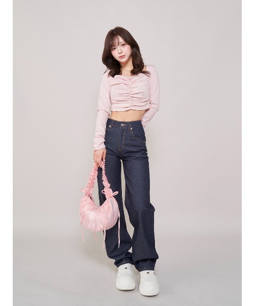 Darich（ダーリッチ）の「フラワーハンドルミニバッグ（ハンドバッグ・レディース・ブルー/イエロー/ピンク・FREE）」の6枚目の写真