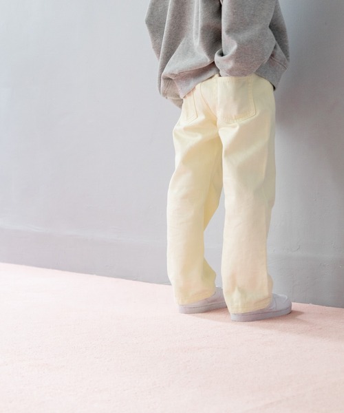 LOWRYS FARM(ローリーズファーム)の「カラーデニムストレートパンツ 259089(その他パンツ・キッズ・ピンク/イエロー・110cm/120cm/130cm/140cm/150cm)」の1枚目の写真