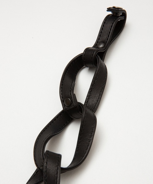 20/80（テゥエンティーエイティー）の「【20/80】トゥエンティーエイティー/ TOCHIGI LEATHER  KIHEI KEY CHAIN SHORT（キーケース/キーアクセサリー・レディース・ブラック・FREE）」の3枚目の写真