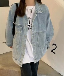 ALTROSE（アルトローズ）の「オーバーサイズ デニムジャケット ユニセックス（デニムジャケット）」