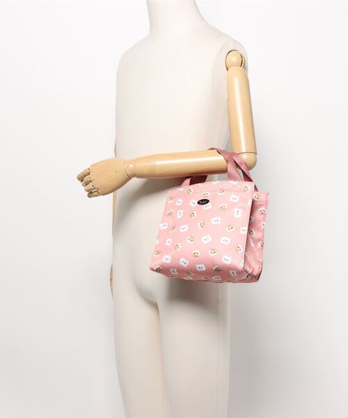 PAUL & JOE ACCESSOIRES(ポールアンドジョーアクセソワ)の「ランチトート <ジブシー&ヌネット総柄> PAUL & JOE ACCESSOIRES(トートバッグ・レディース・ブルー/グレー/オレンジ・FREE)」の12枚目の写真
