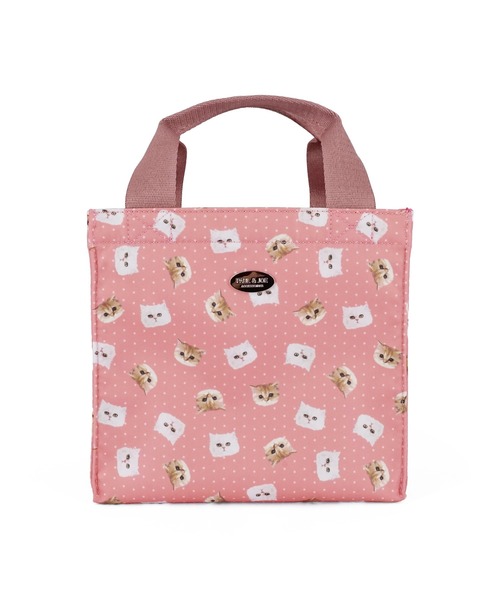 PAUL & JOE ACCESSOIRES(ポールアンドジョーアクセソワ)の「ランチトート <ジブシー&ヌネット総柄> PAUL & JOE ACCESSOIRES(トートバッグ・レディース・ブルー/グレー/オレンジ・FREE)」の3枚目の写真