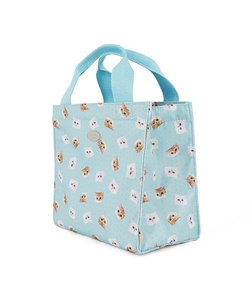 PAUL & JOE ACCESSOIRES(ポールアンドジョーアクセソワ)の「ランチトート <ジブシー&ヌネット総柄> PAUL & JOE ACCESSOIRES(トートバッグ・レディース・ブルー/グレー/オレンジ・FREE)」の4枚目の写真