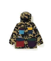 A BATHING APE（アベイシングエイプ）の「1ST CAMO MOUNTAIN JACKET（ミリタリージャケット・キッズ）」