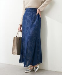 natural couture | 【WEB限定】osono長さ変えれるシアー重ねスカート(スカート)