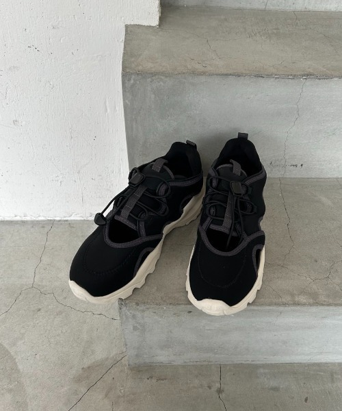 emmi（エミ）の「サンダルスニーカー（サンダル・レディース・ベージュ/ブラック/ホワイト・25cm/24.5cm/24cm/23cm/23.5cm）」の22枚目の写真