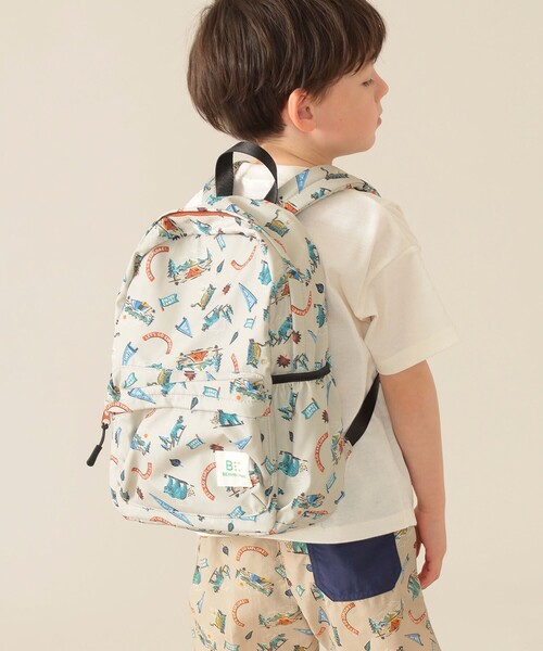 BEAMS mini（ビームスミニ）の「カラー デイパック 2025SS（バックパック/リュック・キッズ・ベージュ/ピンク/グリーン・ONE SIZE）」の14枚目の写真
